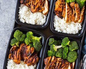 Chicken, White Rice, and Broccoli(Large)