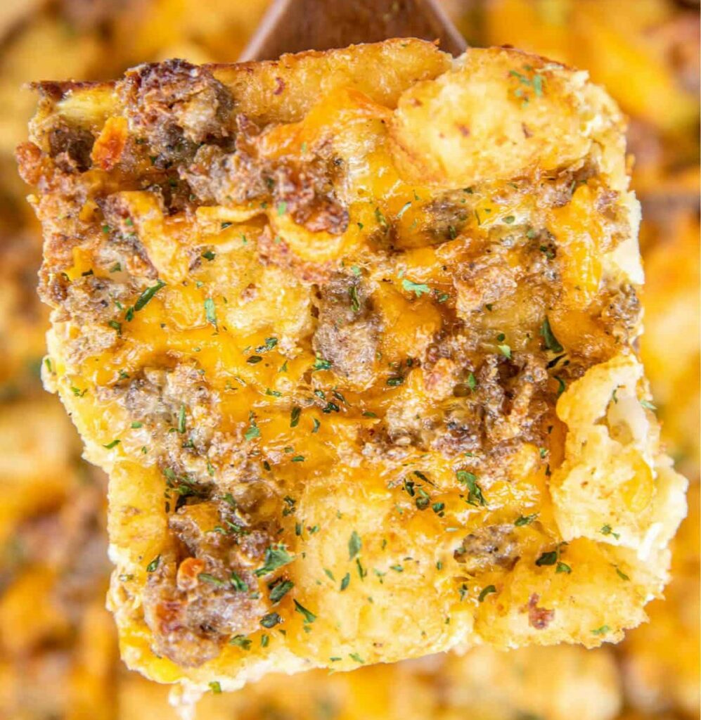 Low Carb Egg And Sausage Casserole No Bread Keto Breakfast Egg