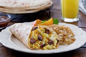 (B) Steak and Egg Breakfast Burrito