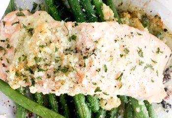 (Keto Entree) Parmesan Dill Salmon