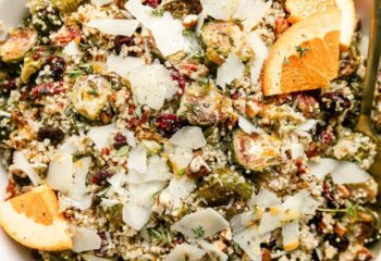 (Salad) Roasted Brussel & Quinoa Salad (Salad) Roasted Brussel & Quinoa Salad